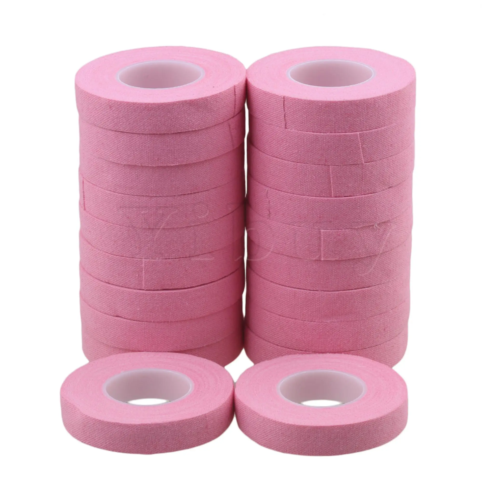 Yibuy 20Pcs Pink 5m Adhesive Finger Tape Replacement Guitar Guzheng Pipa Tape