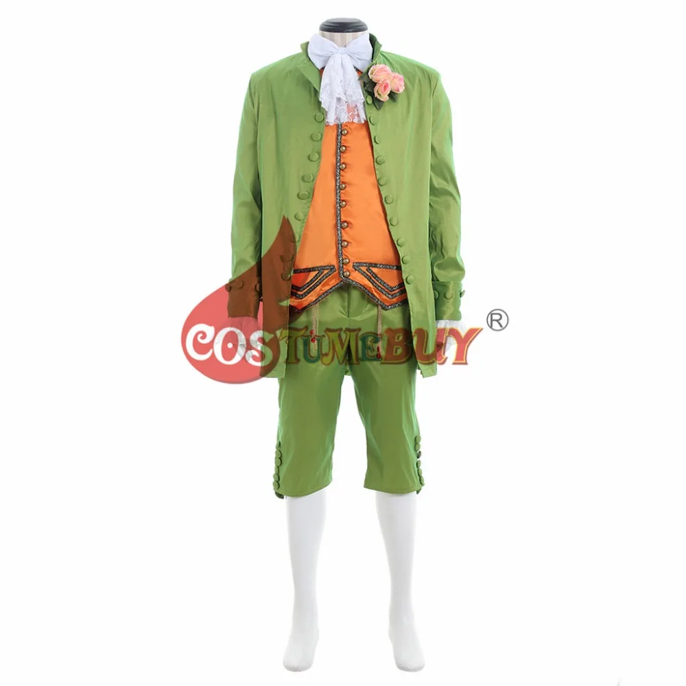 Costumebuy 18th British Prince Costume Retro Gothic Aristocrat Artist Men Court Suit Marie Gentleman Medieval Set Custom Made