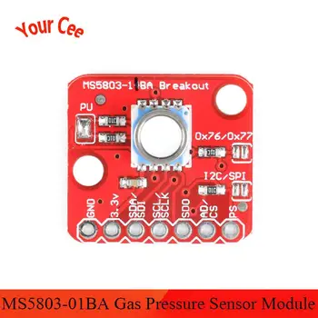

MS5803 MS5803-01BA Sensor Module Waterproof High Precision Fluid Liquid Gas Pressure Temperature Sensors I2C/SPI MS5803 01BA