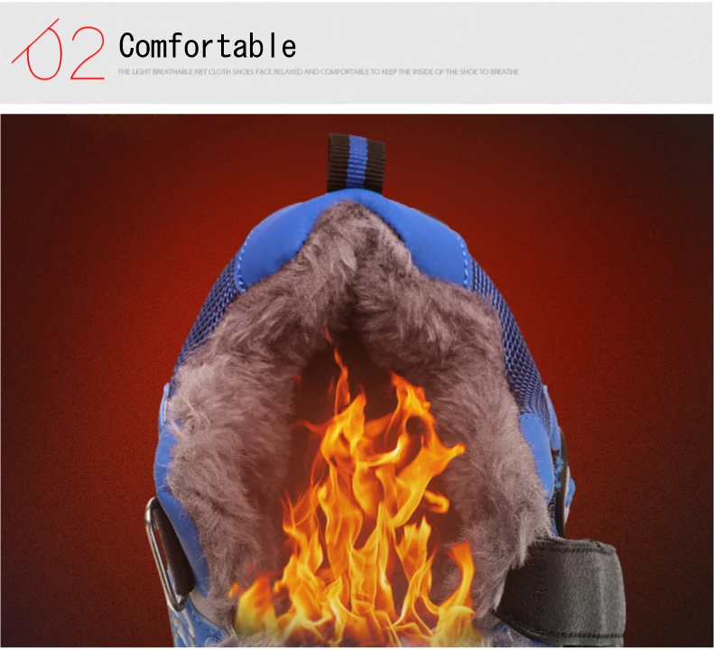 PINSEN 2019 Winter Kids Sneakers boys Outdoor Shoes Hiking Shoes children Shoes Boy Rubber Sole Non-slip Warm Sports Shoes (5)