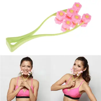 

Newest Face Shaper Relaxation Beauty Tools Flower Type Elastic Facial Massager Face-Lift Massage Roller Slimming Face Portable