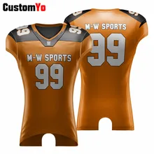 На заказ сублимационная печать Молодежная Американская Футбольная Клубная тренировочная футболка