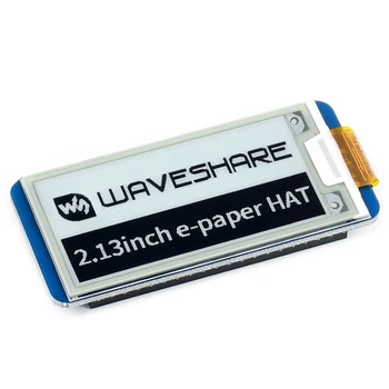 

Waveshare 2.13 Inch E-Paper Hat ,250X122,2.13Inch E-Ink Display for RaspberryPi 2B/3B/Zero/Zero SPI Supports
