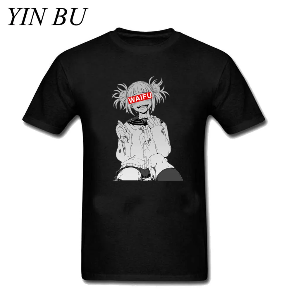 Sexy Himiko Toga Waifu Anime Girl Men's Plus Size 3XL T Shirt Summer Man Cool Fashion Design Crewneck Tee Black XS-3XL |