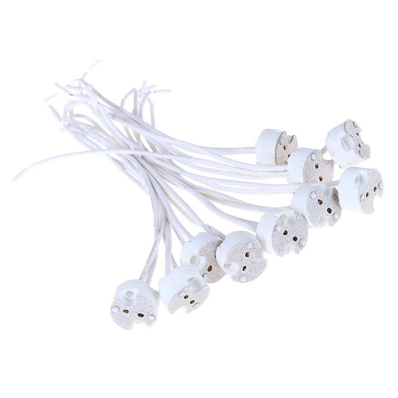 New Hot MR16 GU5.3 Base Socket Wire Connector Led Lamp Ceramic Holder 1pc/5pcs/10pcs | Лампы и освещение