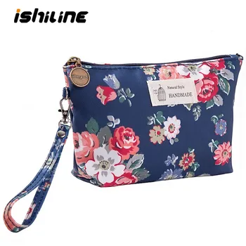 

Portable Waterproof Cosmetic Storage Bag Printed Ladies Clutch Waterproof Travel Toiletry Bag