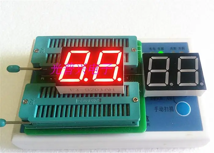 

LED Digital Tube 0.8 Inch 2 8021AS Common Cathode 8021BS Yang Highlight Red 1.2 Feet Lead