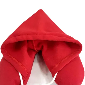 

Body Neck Pillow Nap Cotton Particle Pillow Soft Hooded Cotton U-Airplane Pillow Home Textile Travel Pillow Car Accessories