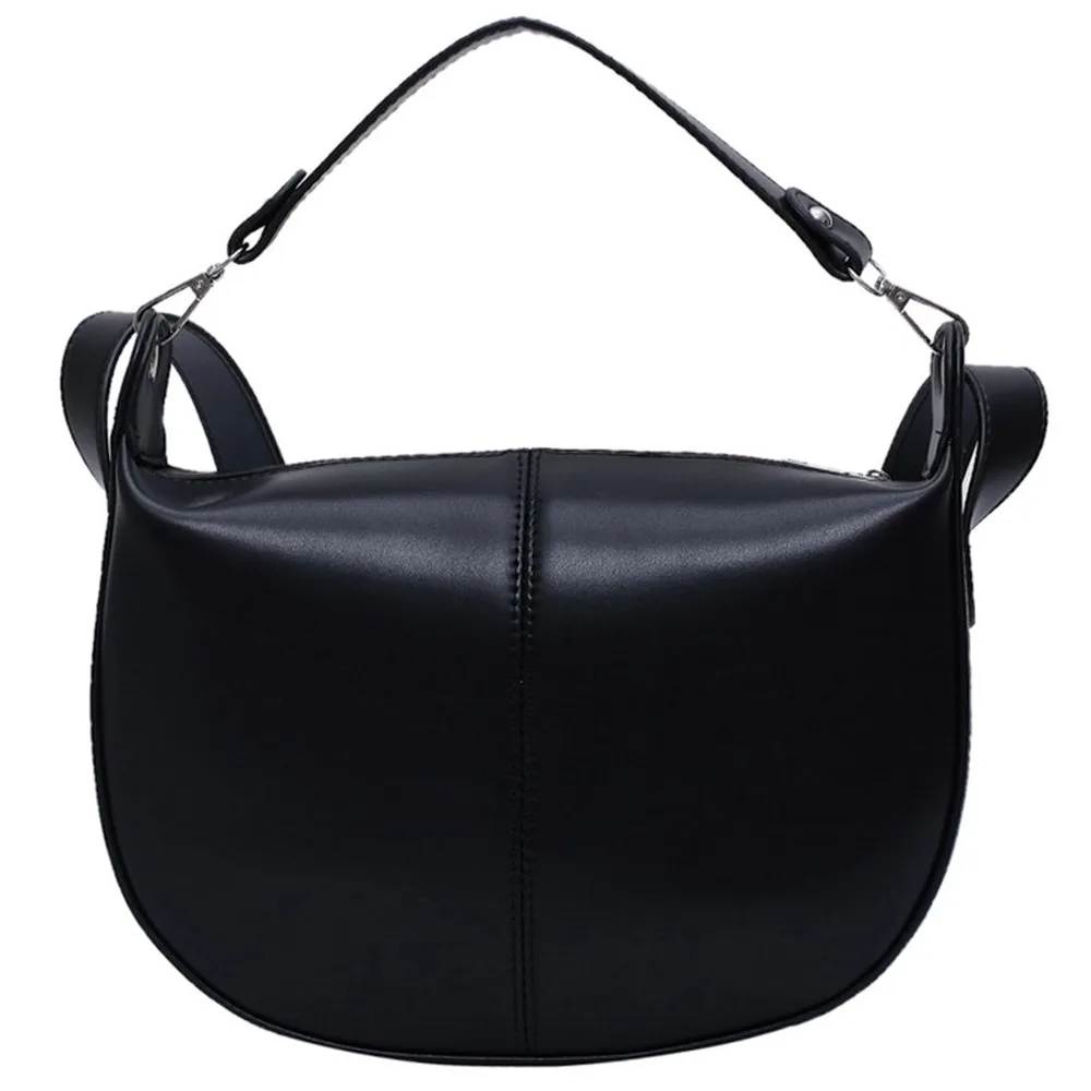 

Small Crossbody Bags for Women Quality Leather Female Shoulder Bag Casual Saddle Handbag Solid Ladies' Messenger Travel Bag Sac