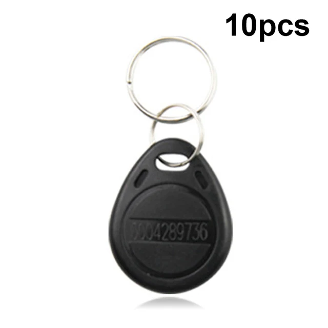 10/100pcs RFID Tag 125Khz Key Copy Rewritable Writable Rewrite RFID  Keyfobs Tag Ring Card Proximity Token Duplicate 9 Colors E 10pcs