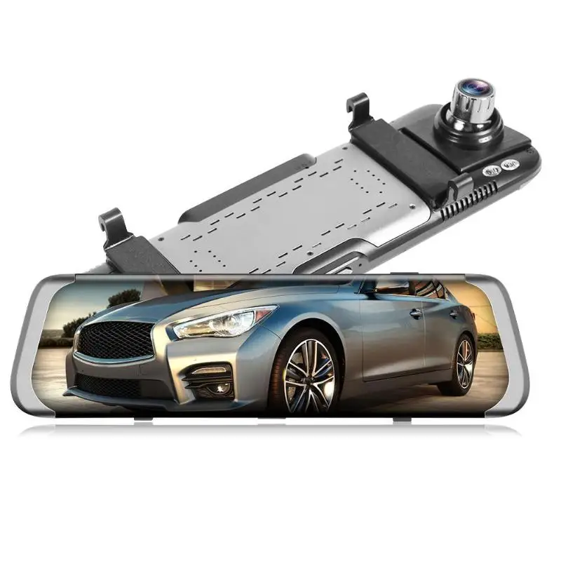 Phisung H800 Full HD 1080P Автомобильный видеорегистратор 9,36 дюймов зеркало заднего вида приборная панель камера двойная запись и разворот видимость