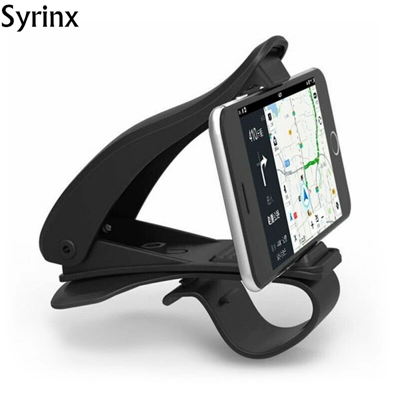 Автомобильный держатель приборной панели телефона Syrinx универсальная подставка для сотового телефона 360 вращение для iphone Xiaomi samsung крепитель для смартфона