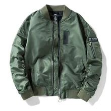 

MA1 Bomber Flight Jacket Windbreak Military Pilot Jacket for Men 2021 Winter Jacket Men