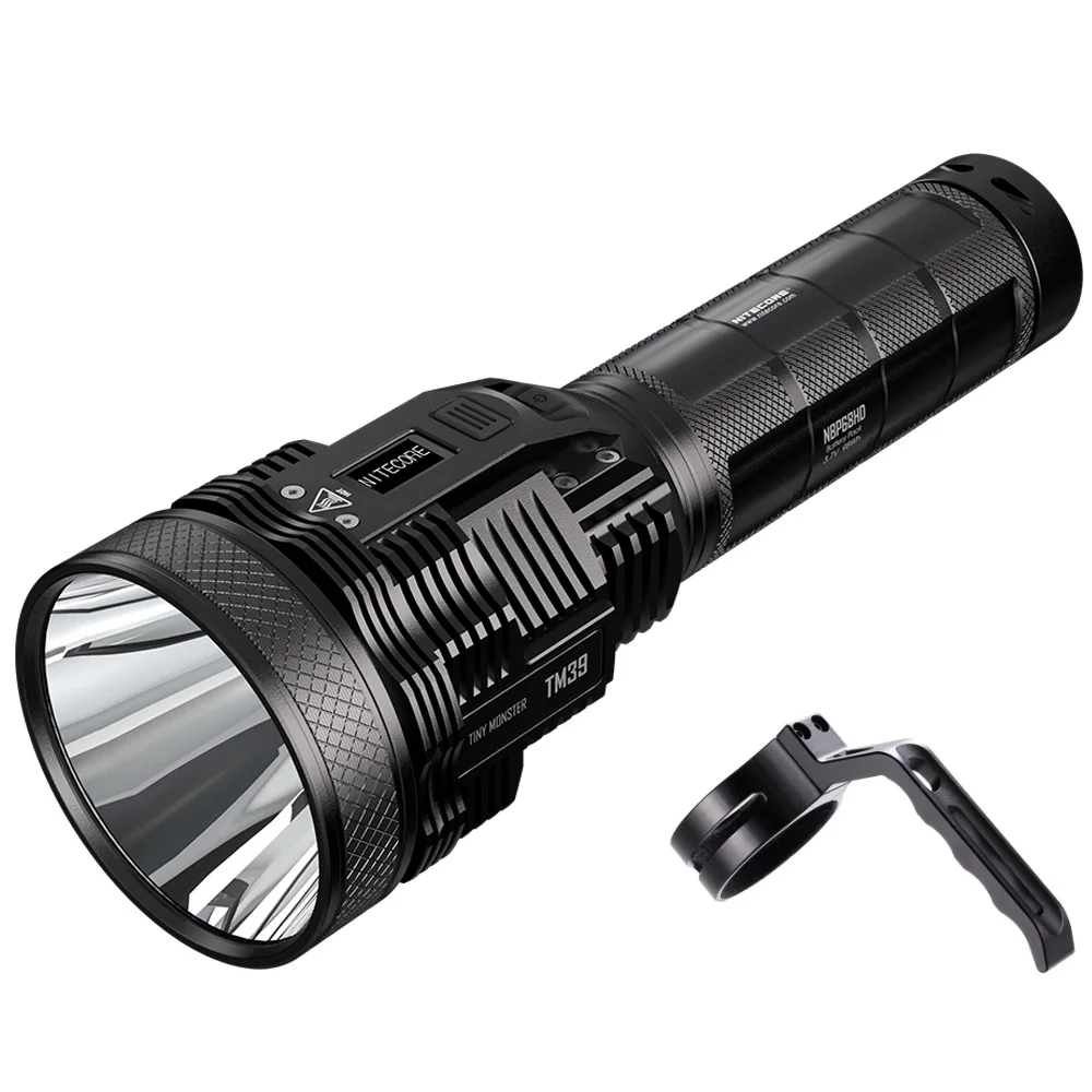 NITECORE TM39 LED Flashlight LUMINUS SBT-90 GEN2 5200LM High-power Rechargeable Tactical Flash Light with NBP68HD Battery