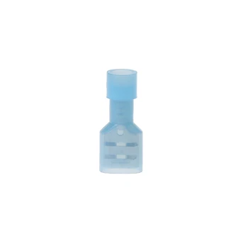 

20 Pcs Female Spade Crimp Connector Wire Terminal 1/4\" MF Fully Insulated Blue E7CA