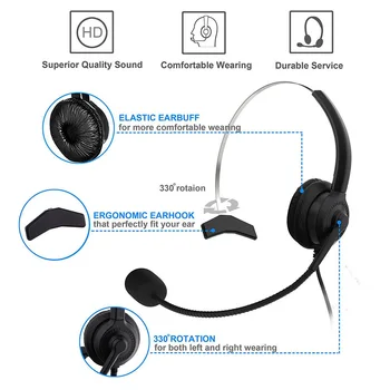 

Gaming Over Ear For PC Computer USB Headset Volume Control With Microphone Telephone Headphone Laptop Noise Cancelling Portable