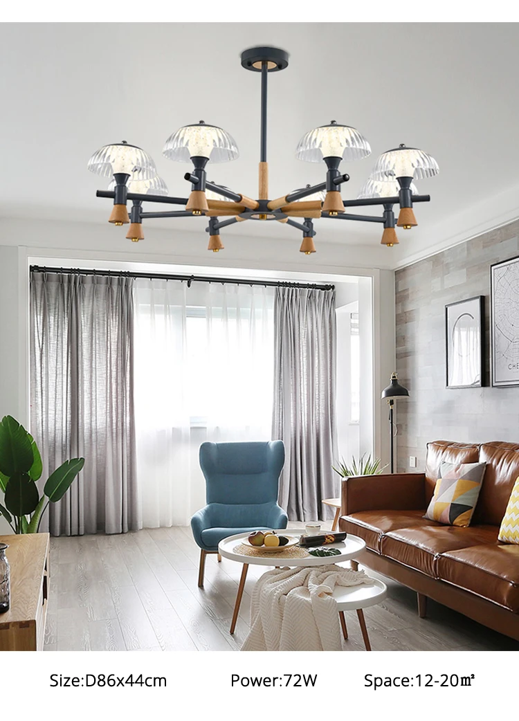 New Modern Led Chandelier For Living Room Bedroom Study Room White Gray Atmosphere Decoration Lighting Lamp Indoor Fixtures chandelier for living room