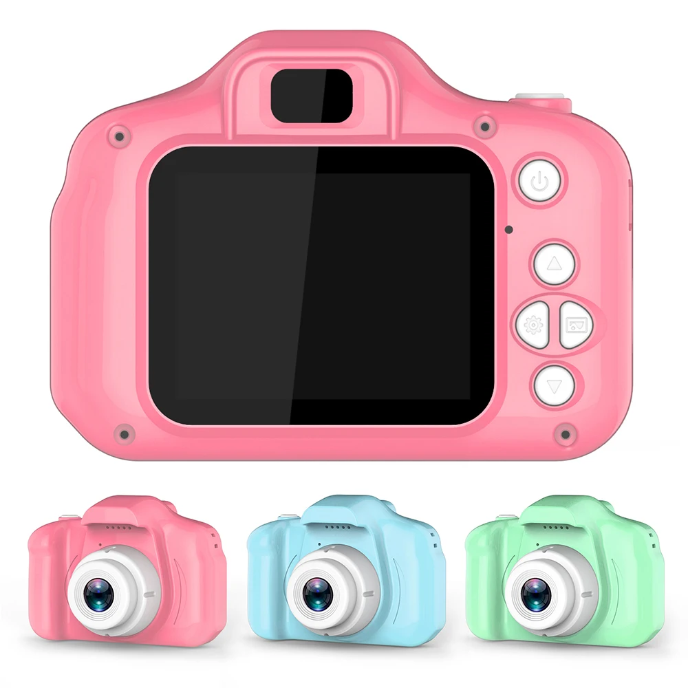 

2 Inch HD Screen Chargable Digital Mini Camera Kids Cartoon Cute Camera Toys Outdoor Photography Props for Child Birthday Gift