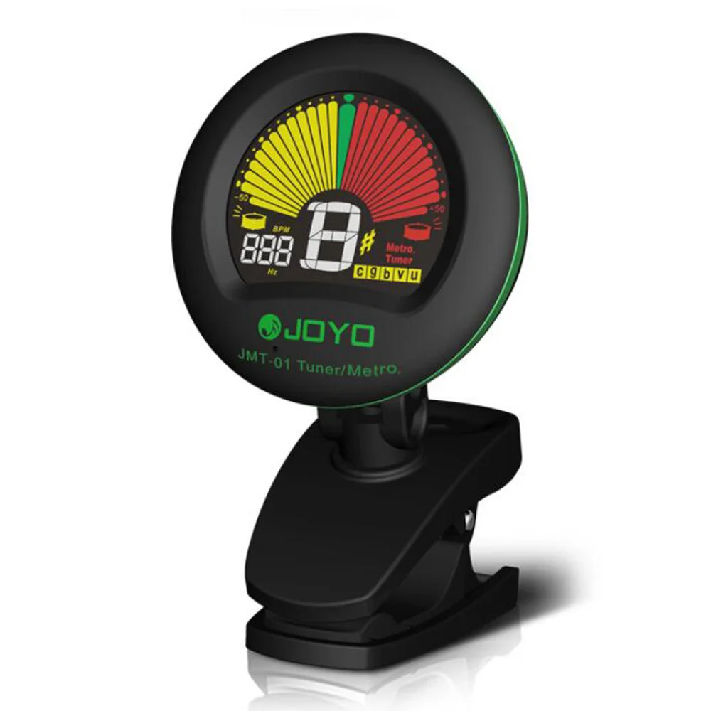 JOYO JMT-01 тюнер для гитары электрогитары зажим бас-укулеле цифровой с зажимом
