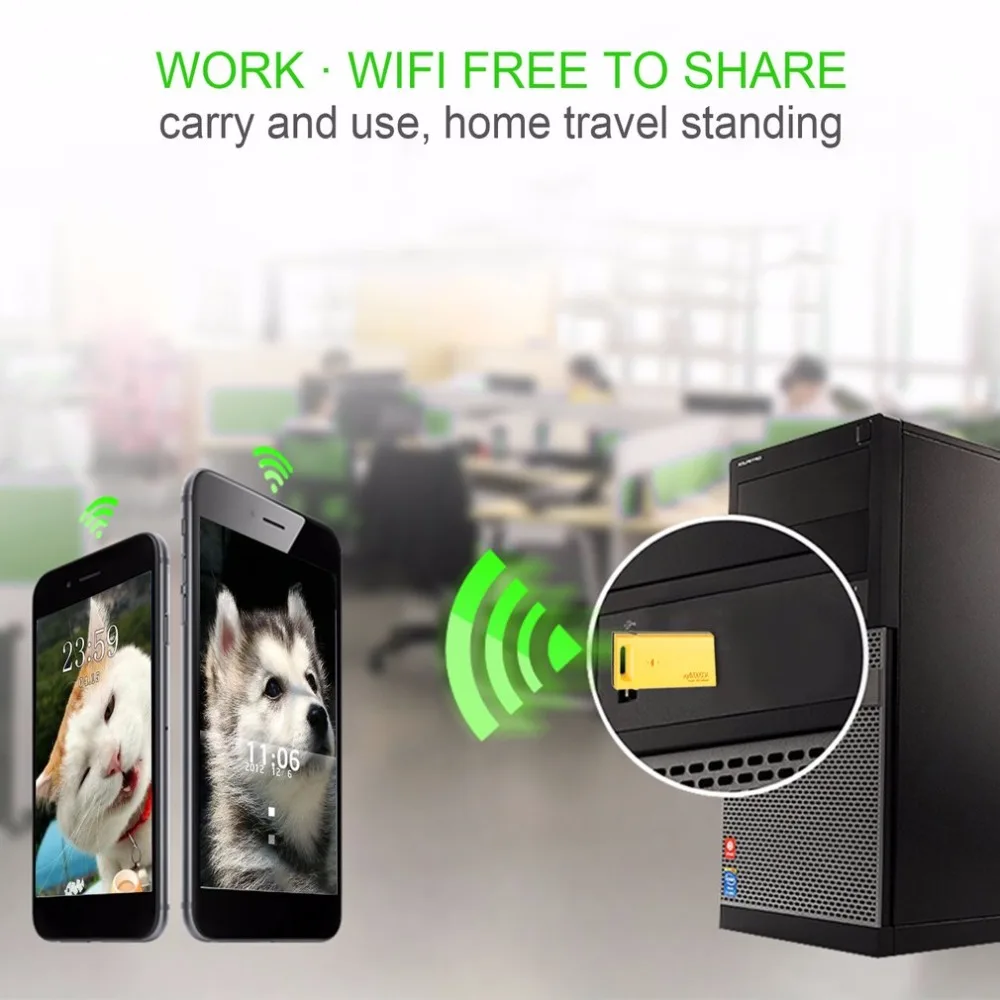 Мини-usb Wi-Fi адаптер 1200 Мбит/с двухдиапазонный беспроводной адаптер 802.11ac Wifi антенна приемника ключ 5 ГГц сетевая карта с интерфейсом USB