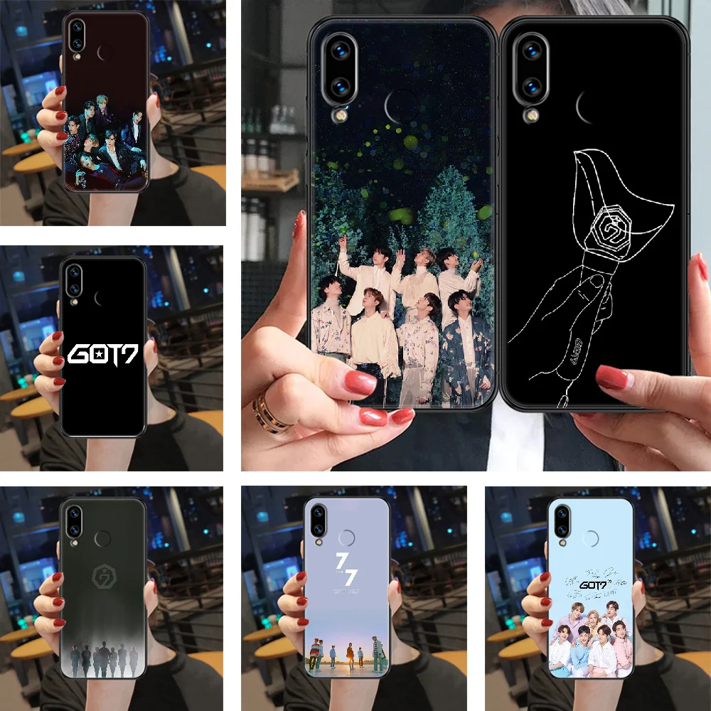 Kpop Got7 чехол для телефона Huawei Honor View 6 7 8 9 10 10i 20 A C X Lite Pro Play черный силиконовый