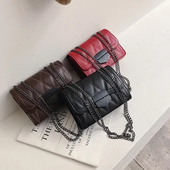 

High-End Mini Bag Women's Bag Fashion All-match Ins Rhombus Chain Women's Bag Shoulder/Crossbody Bag