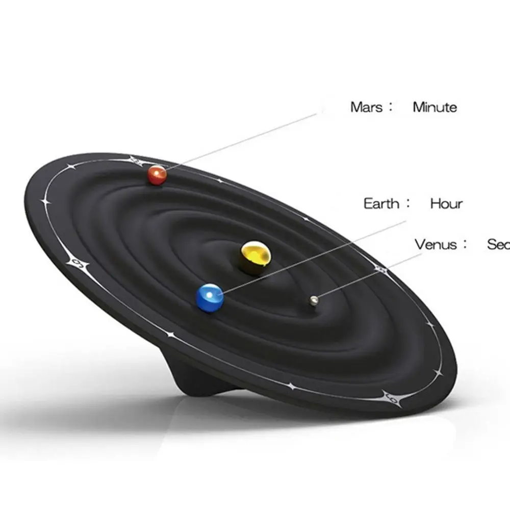 Новинка специальные резиновые покрытые скрытые моторные магниты Galaxy магнитные часы, настенные часы