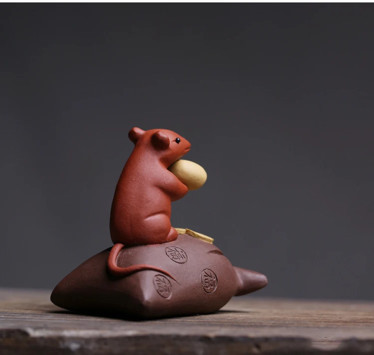 TANGPIN Фиолетовый Глиняный Чай Домашние животные мышь zisha ЧАЙ ИГРОВОЙ ремесла кунг-фу чай аксессуары
