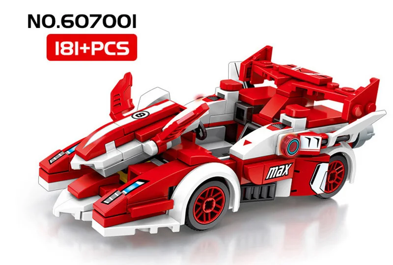 Блоки sembo Diamond Car GTR совместимы с Technic speed Voiture Ford Mustang Строительные кирпичи развивающие игрушки подарки на день рождения для мальчиков - Цвет: 607001