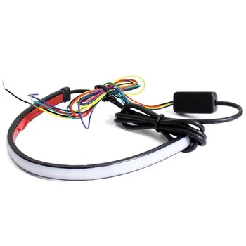 

Tubes LED Light Strip Motorcycle Brake Turn Signal Strip Lights Useful