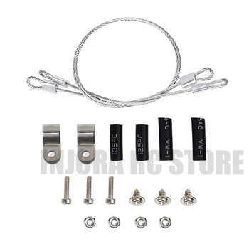 

2PCS RC Car Modified Part Steel Rope for 1/10 RC Crawler Axial SCX10 D90 D110 Traxxas TRX-4 TRX4