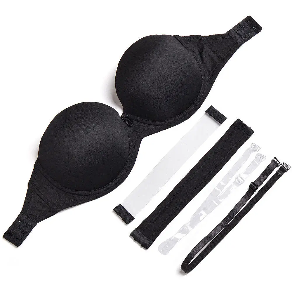 YANDW New Sexy Lingerie Push Up Bra Big Breast 1/2 Cup E Plus Size