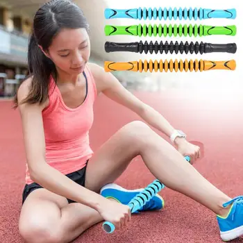 

Gym Muscle Relief Massager Yoga Gear Roller Stick Practical Body Massage Relax Tools Necessary Indoor Fitness Shaping Supplies