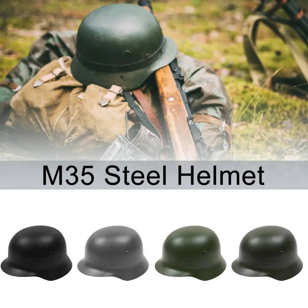 

Classic M35 Helmet Film And Television Props Collection Helmet M35 Helmet Hard Hat WW2 World War II German War Steel Helmet