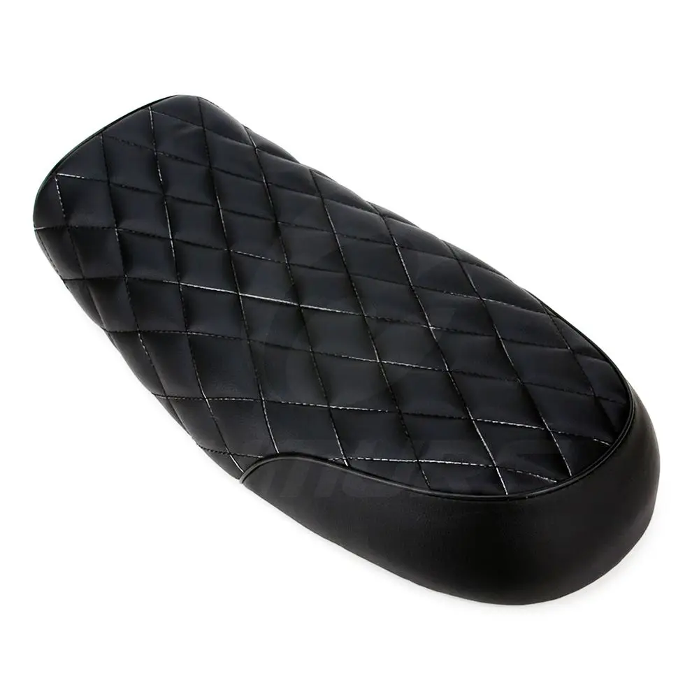 OUMURS мотоциклетное Кафе Racer сиденье коричневый черный Винтаж седло плоские сиденья Универсальные для Honda CB200 CB350 CL35 для Yamaha Suzuki