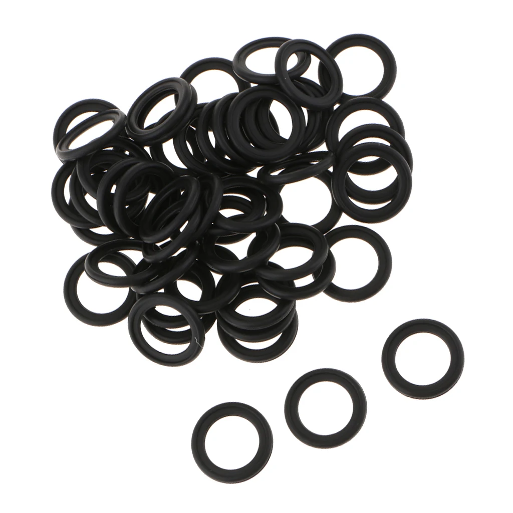 50Pcs 14mm Oil Drain Plug Crush Washer Gaskets For Ford F75Z-6734-AA