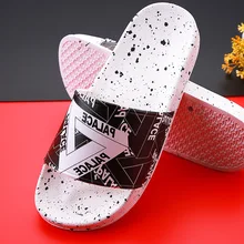 Для мужчин; сезон лето; шлепанцы без задника с открытыми пальцами; толстые тапочки на подошве; сезон лето; босоножки без задника с черный, белый цвет Мужская обувь флип-флоп zapatillas mujer дропшиппинг