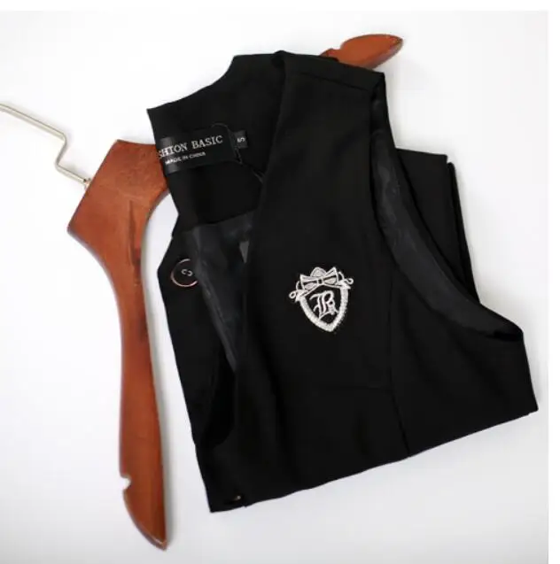 plus size 4XL!V-Neck Vest Women Thin Loose Waistcoat Single Breasted Sleeveless Blazer Feminino Short Slim Veste