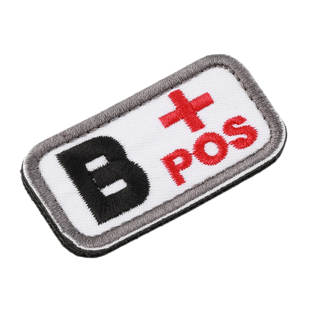 1 шт. медицинский военный B + Pos Магическая кровяная паста эполет самоклеющаяся