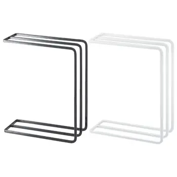 

Towel Rack Stand Freestanding 3 Tier Vertical Iron Rag Storage Towel Rack Kitchen Supply Home Tableware Dish Cloth Holders Black