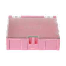 Mini SMD SMT Electronic Box IC Electronic Components Storage Cases 75x63x21mm 94PC