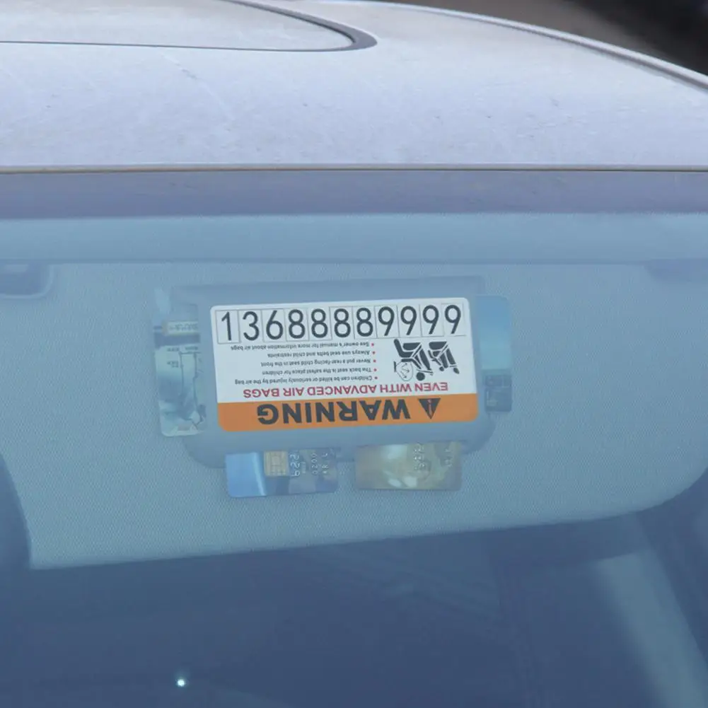 Автомобильный Стайлинг авто солнцезащитный козырек органайзер для номер телефона при временной парковке клип высокоскоростной держатель карточки IC Tidying
