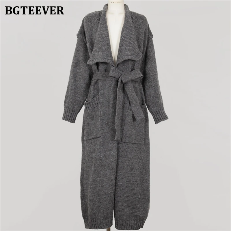BGTEEVER Thicken Warm Loose Winter Female Open