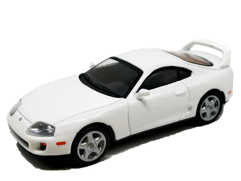1: 64 MINI GT Honda Civic type R NSX GT3 McLaren Senna Onyx Toyota выше Panagi Huayra Nissan Skyline R35 литой модельный автомобиль - Цвет: Supra White RHD