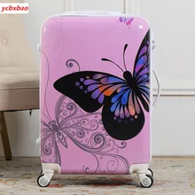 Милый мультяшный студенческий чемодан на колёсиках, Спиннер для детей, Бабочка, двойное лицо, Бабочка, модный студенческий Спиннер, каюта, багаж
