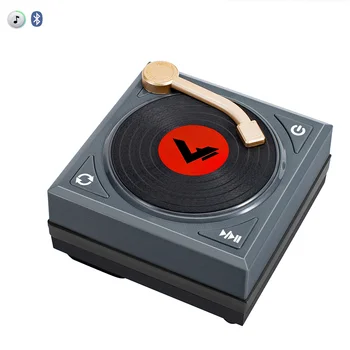 

Mini Wireless Bluetooth Speaker Phonograph HIFI Audio Player Loundspeaker for Phones Tablets EX120