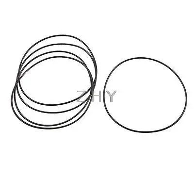 

5 Pcs Black Rubber Oil Filter O Ring Seal Gaskets 80mm x 77mm x 1.5mm