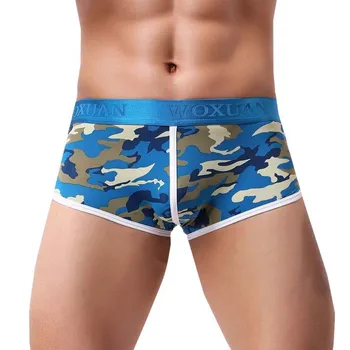 

3PC Fashion Mens Briefs Underwear Seamless Breathable Bulge Pouch Camouflage print Sports sport Underpant ropa interior hombre