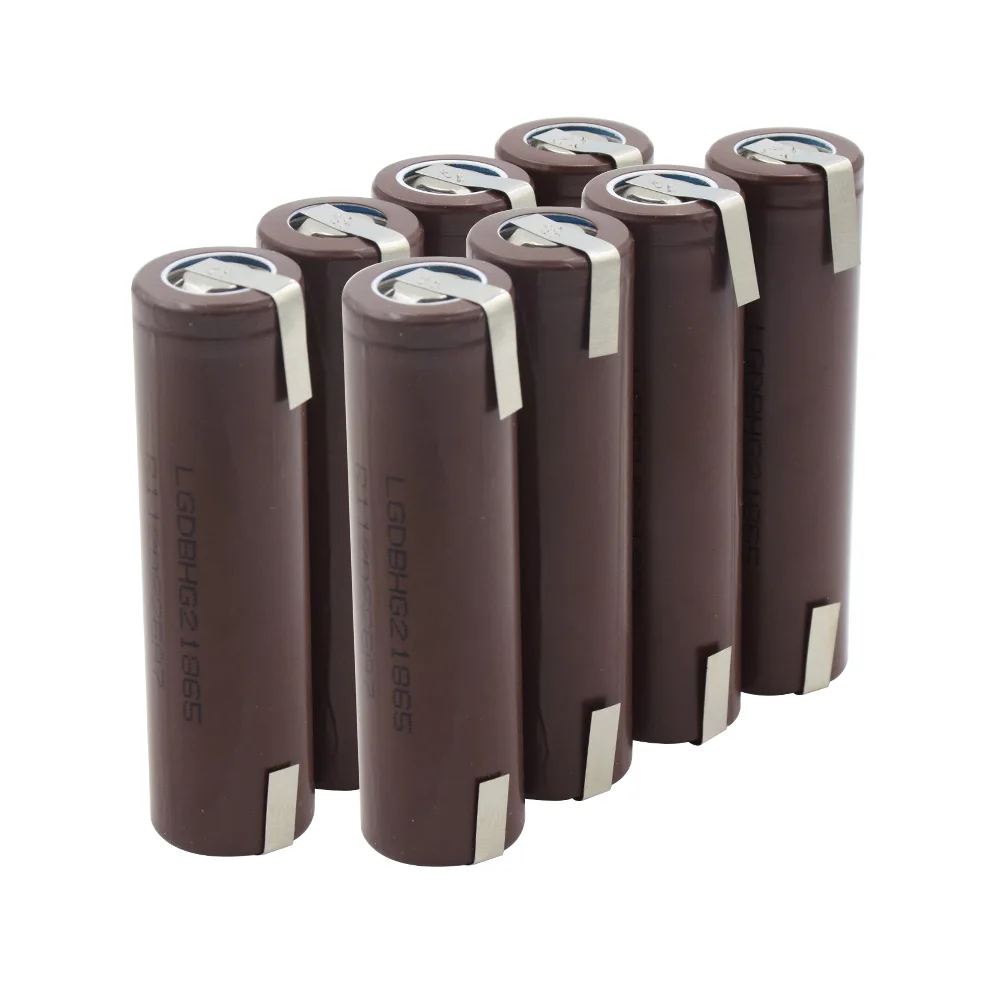 8 PCS POSTHUMAN Защищенный 18650 перезаряжаемый аккумулятор HG2 18650 литиевые батареи 3000mAh Max.20A+ DIY никель для фонарь Vape - Цвет: 8 PCS