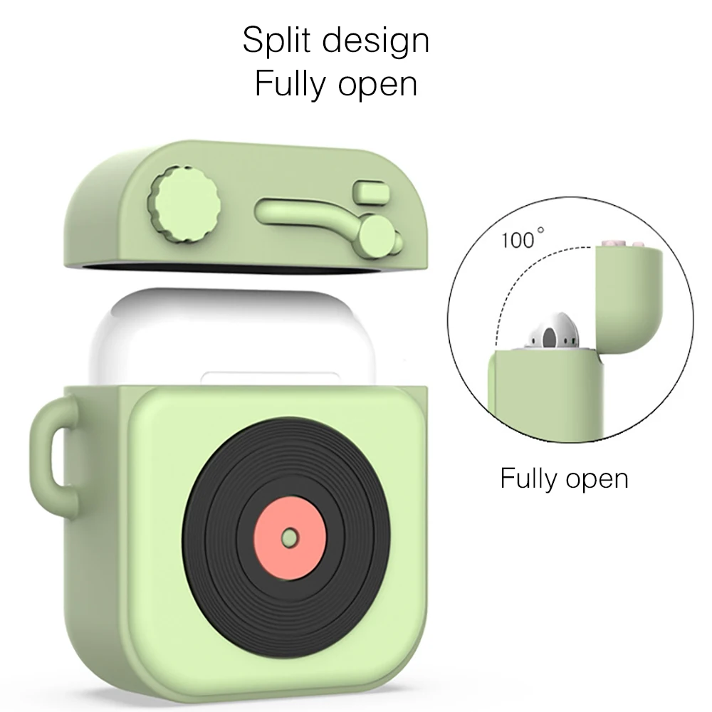 Мягкий силиконовый чехол для Airpods мультяшный защитный милый аксессуары